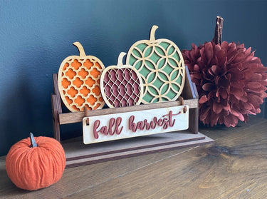 Shelf Sitter, Fall Decor, Fall Shelf Sitter Decor, Rustic Decor, Mantel Decor, Interchangeable Decor, Shelf Sitter Decor, Pumpkin Decor